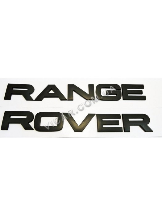 Надпись Range Rover (черный)